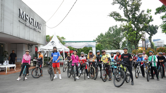 MS GLow Aesthetic Clinic Medan menggelar Fun Ride.