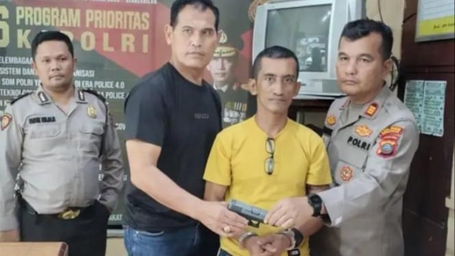 Pelaku penembakan, Sentanu ditahan polisi