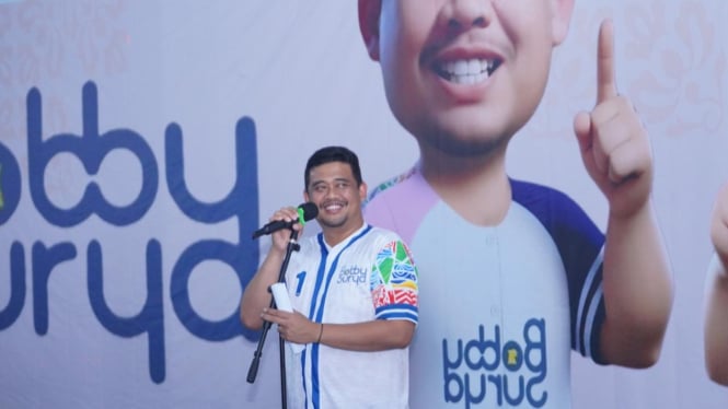 Calon Gubernur Sumut, Bobby Nasution.