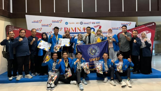 Mahasiswa UMSU boyong 2 medali di Pimnas 2024.