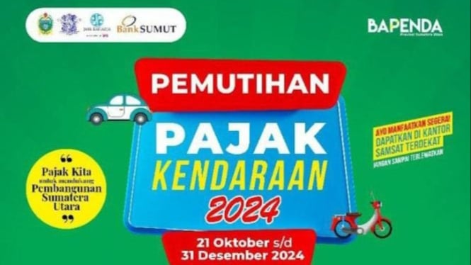 Pemutihan Pajak Kendaraan 2024.