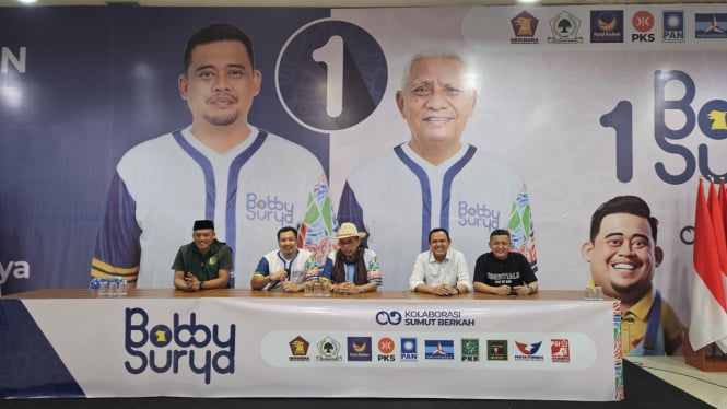 Ketua Tim Pemenangan Bobby Nasution-Surya, Hinca Panjaitan.