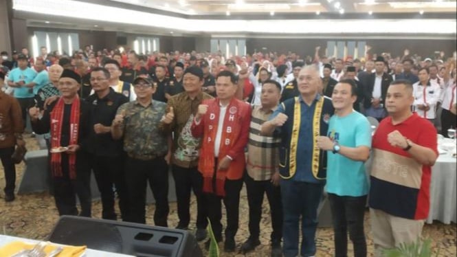 Syukuran terpilih Agus Andrianto sebagai Menteri Imigrasi dan Pemasyarakatan.