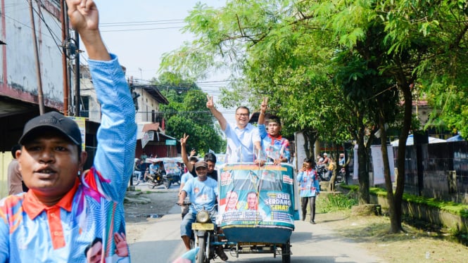 Calon Bupati Deliserdang nomor urut 2, Asri Ludin Tambunan.