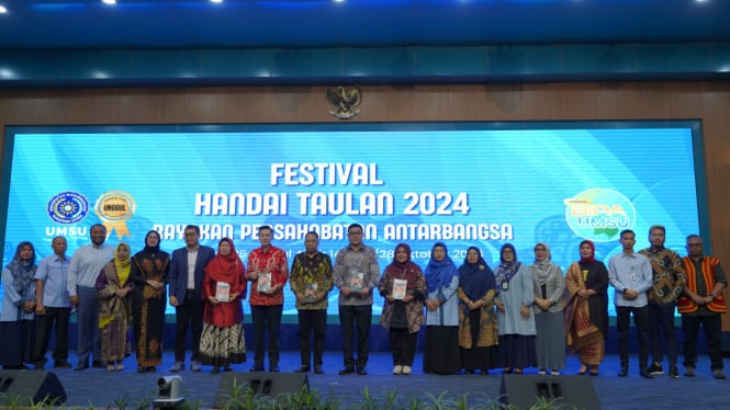 Festival Handai Taulan di UMSU, Mahasiswa dan Siswa dari 11 negara.