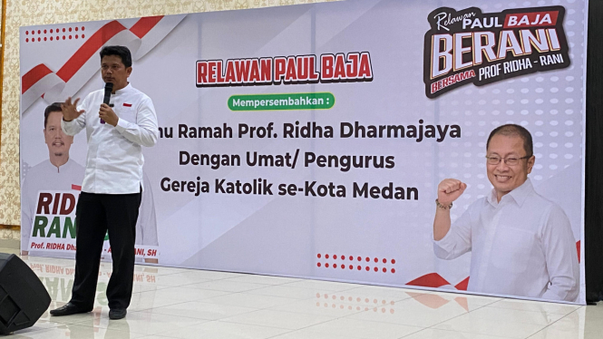 Calon Wali Kota Medan, Prof Ridha Dharmajaya.