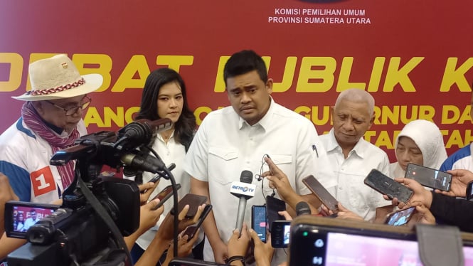 Calon Gubernur Sumut nomor urut 1, Bobby Nasution.