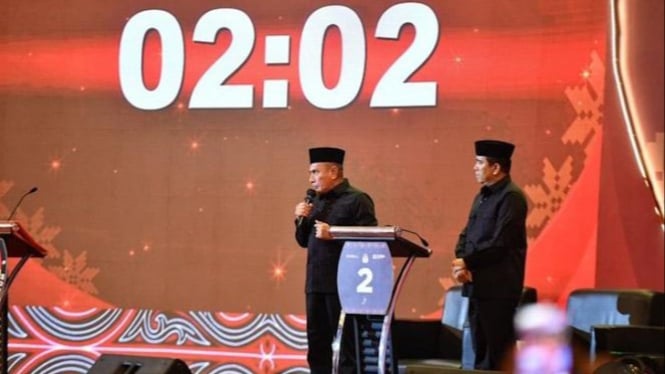 Paslon Gubernur dan Wakil Gubernur Sumut, Edy Rahmayadi-Hasan Basri Sagala.