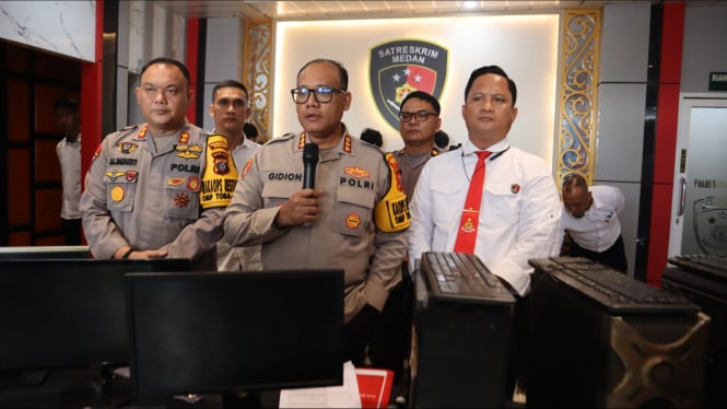 Kapolrestabes Medan, Kombes Pol Gidion Arif Setyawan.