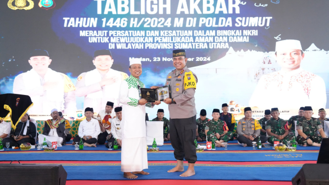 Polda Sumut gelar Tabligh Akbar 2024.