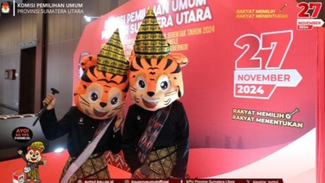 Maskot Pilkada Serentak 2024 Sumut.