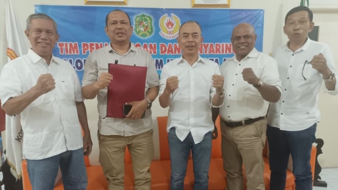 Tim Penjaringan dan Penyaringan Ketua Umum KONI Medan Periode 2024-2028.