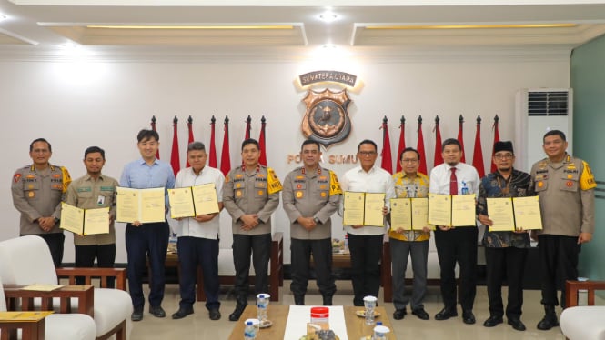 MoU antara UTND dan Polda Sumut.