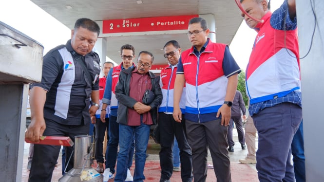 Komisaris Utama PT Pertamina tinjau sarana fasilitas BBM & LPG di Sumut.