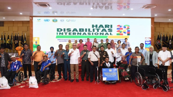 Hari Disabilitas Internasional di Aula Tengku Rizal Nurdin.