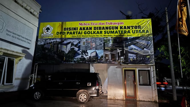 Pembangunan Kantor DPD Golkar Sumut.