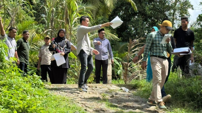 Mahkamah Syar'iah Jantho gelar sidang pemeriksaan setempat perkara sengketa kewarisan.