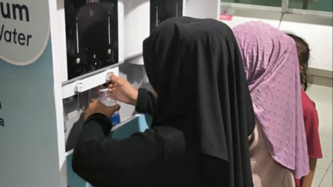 KAI Bandara sediakan water station di Stasiun Medan.