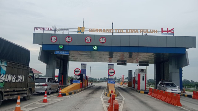 Gerbang Tol Lima Puluh, Kabupaten Batubara.(dok HK)