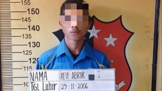 Pelaku begal sadis, Afif Abror ditangkap.