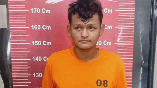 Kadafi, pelaku curanmor ditangkap Polsek Medan Baru.