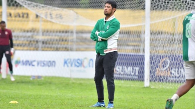 Pelatih PSMS Medan, Nil Maizar.