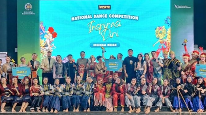 iForte National Dance Competition 'Inspirasi Diri' Regional Medan, di Auditorium USU, Kota Medan.