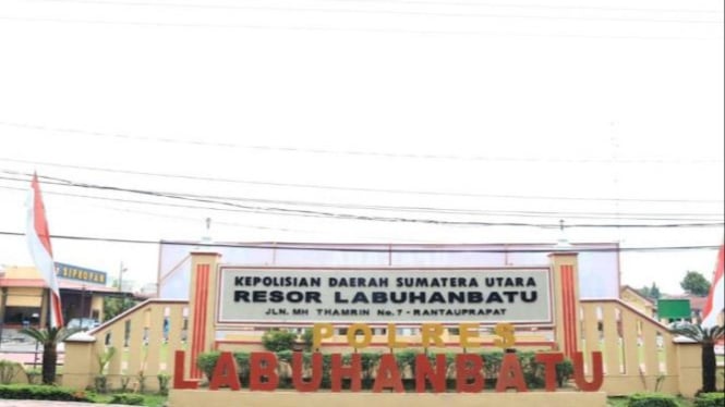 Markas Polres Labuhanbatu.