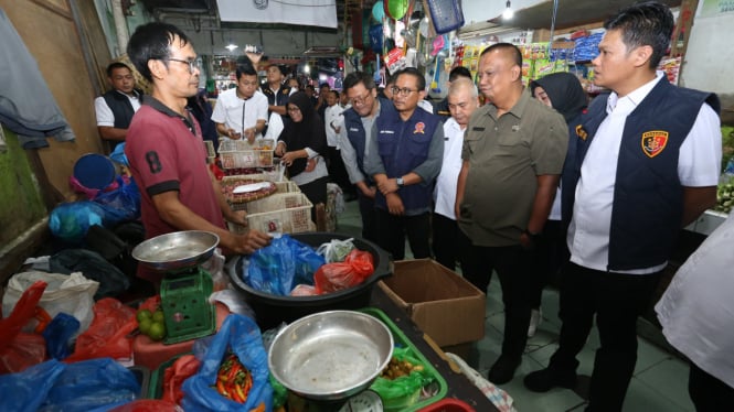 Satgas Pangan sidak pasar pastikan ketersediaan bahan pokok dan harga stabil jelang Ramadan.