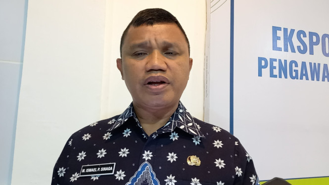 Mantan Kepala Dinas Ketenagakerjaan (Kadisnaker) Sumut, Ismael Penerus Sinaga.