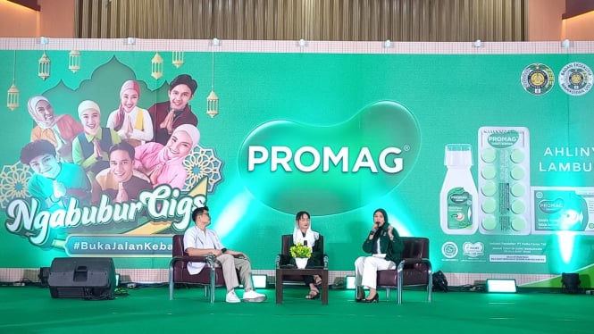 Talkshow bersama Kalbe bersama IDI cabang Medan di Gelanggang Mahasiswa USU.