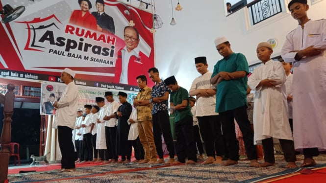 Rumah Aspirasi Paul Baja gelar buka puasa bersama dan berbagi tali kasih dengan anak yatim di bulan Ramadan.