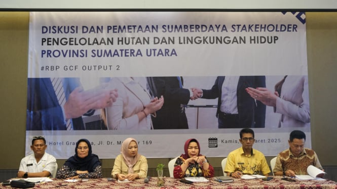 DLHK Sumut gelar diskusi dan pemetaan stakeholder pengelolaan hutan dan lingkungan hidup di Sumut.