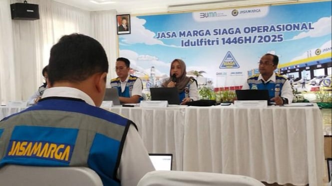 JNT paparkan Kesiapan Layanan Operasi Hari Raya Idulfitri 1446 H/2025 Jasamarga Nusantara Tollroad Regional Division' di Sumut.