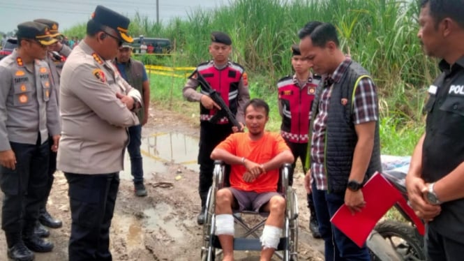 Edi Subayu alias Bayu pelaku pembunuhan wanita berhelm di perkebunan tebu Sei Mencirim, Kabupaten Deliserdang.