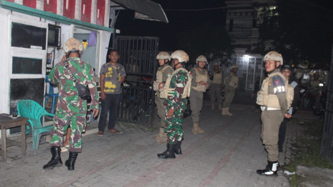 Satpol PP Provinsi Sumut gelar patroli pengamanan rumah kosong ditinggal mudik Lebaran.
