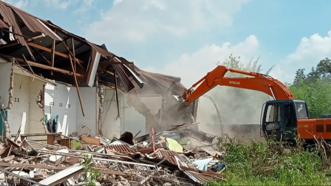 Eksekusi lahan di Medan Estate.