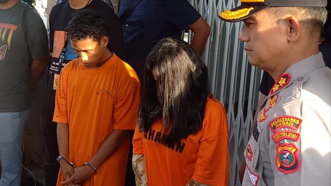 Abang beradik pelaku pengiriman mayat bayi ke ojol.