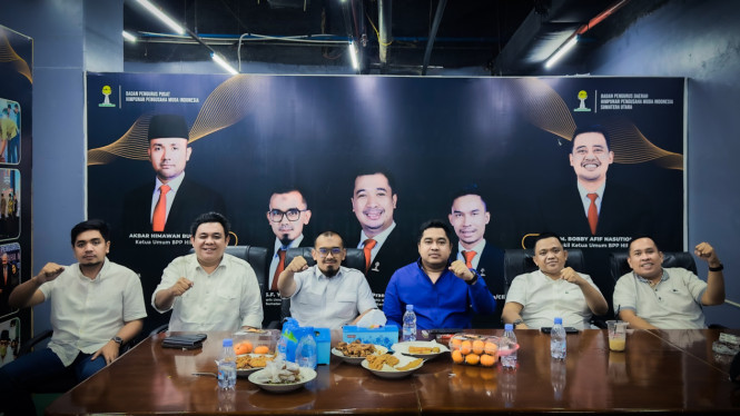 Para pengurus BPD HIPMI Sumut.