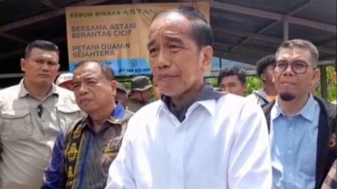 Presiden RI ke-7, Joko Widodo di kunjungi  Kabupaten Karo.