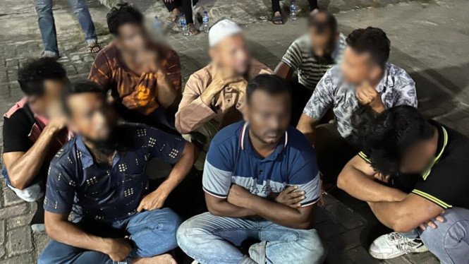 Kantor Imigrasi mengamankan 23 WNA Bangladesh di Deliserdang.