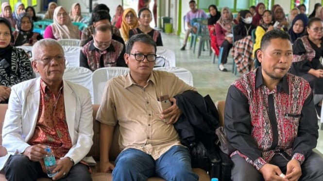 Puluhan warga yang ikuti pemeriksaan gratis di RSU Tanjung Selamat, Kabupaten Langkat.
