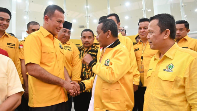 Anggota DPR RI, Musa Rajekshah dan Menteri ESDM, Bahlil Lahadalia.