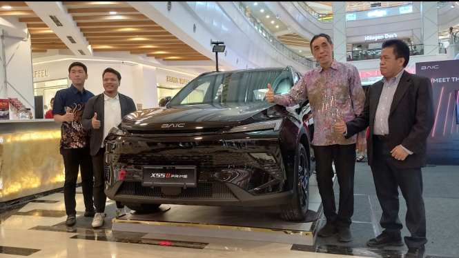BAIC X55 II gelar pameran di Center Point Mall Medan.
