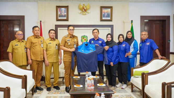 Walikota Medan, Rico Waas saat menerima audiensi NPC Kota Medan.