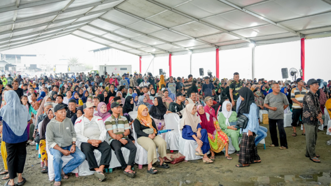 Ribuan warga Belawan cek kesehatan yang digelar Polda Sumut.