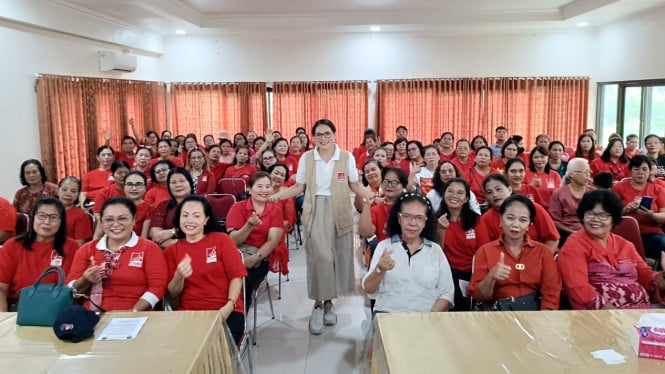 Sambut HUT ke-18, menggelar Baksos Ina PSBI Peduli Jelang di Bekasi.