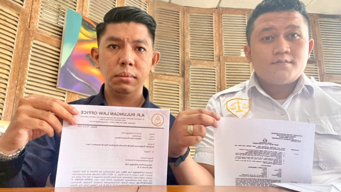 Alansyah Putra Pulungan, SH, selaku Kuasa hukum Santo Daniel P. Simanjuntak.
