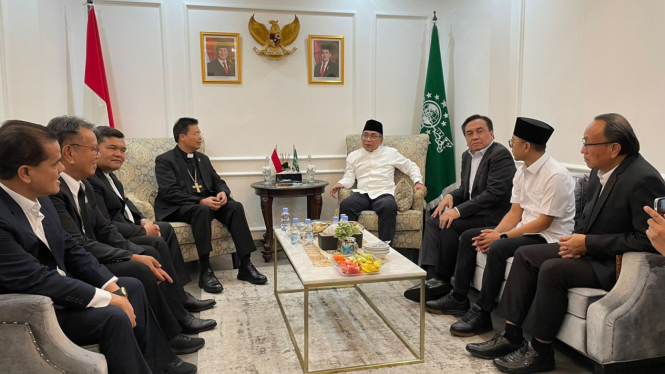 Pertemuan PBNU dengan HKBP di Jakarta.