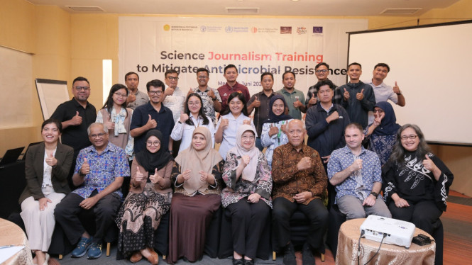 Pelatihan jurnalisme sains.